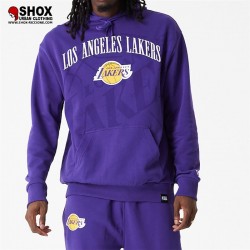 NBA Logo Lakers Os Hoodie Purple
