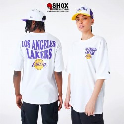 NBA Los Angeles Lakers Script OS Tee White