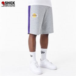 NBA L.A. Lakers Side Short Grey/Purple