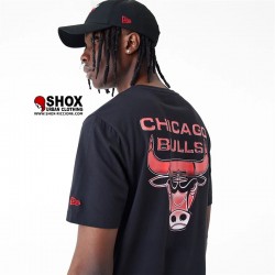 NBA Chicago Bulls Shine OS Tee Black