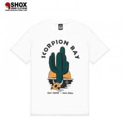 Cactus Out There White Oversize Tee
