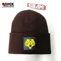 Sbam Tigerman Brown/Yellow Beanie