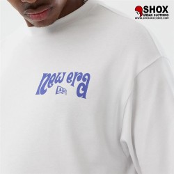 New York Pizza OS Tee White