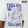 New York Pizza OS Tee White