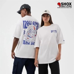 New York Pizza OS Tee White