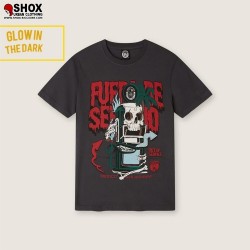 JUNIOR Fluorescente Fuera de Servicio Tee Graphite