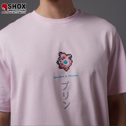 Jigglypuff Tee Pokemon Pixel Art