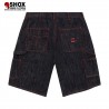 Carpenter Logo Baggy Short Denim/Red