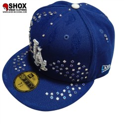Custom 59Fifty LA Royal Mosaic Waves