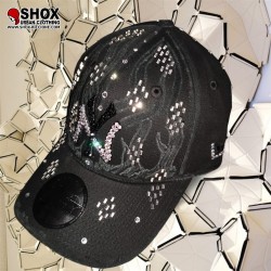 Custom 9Forty NY Mirror & Rhinestones Flame