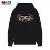 Logo Planet Zip Hoodie Black
