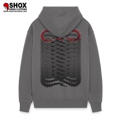 Ribs Injury Hoodie Charcoal