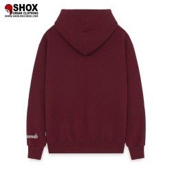 Logo Sword Hoodie Bordeaux