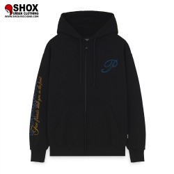 Butterfly Zip Hoodie Black