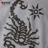 JUNIOR Scorpion Tech Zip Hoodie Grey