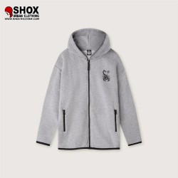 JUNIOR Scorpion Tech Zip Hoodie Grey