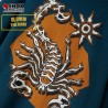 JUNIOR Scorpion Glow In The Dark  Zip Hoodie Green
