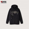 JUNIOR Lettering Hoodie Black