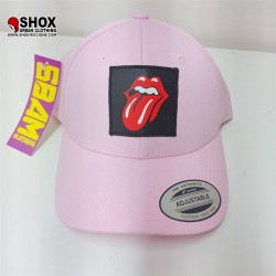 Sbam Rolling Pink/White snapback, patch frontale , cappello regolabile, sbam collection