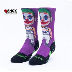 NBA Socks The Joker Purple